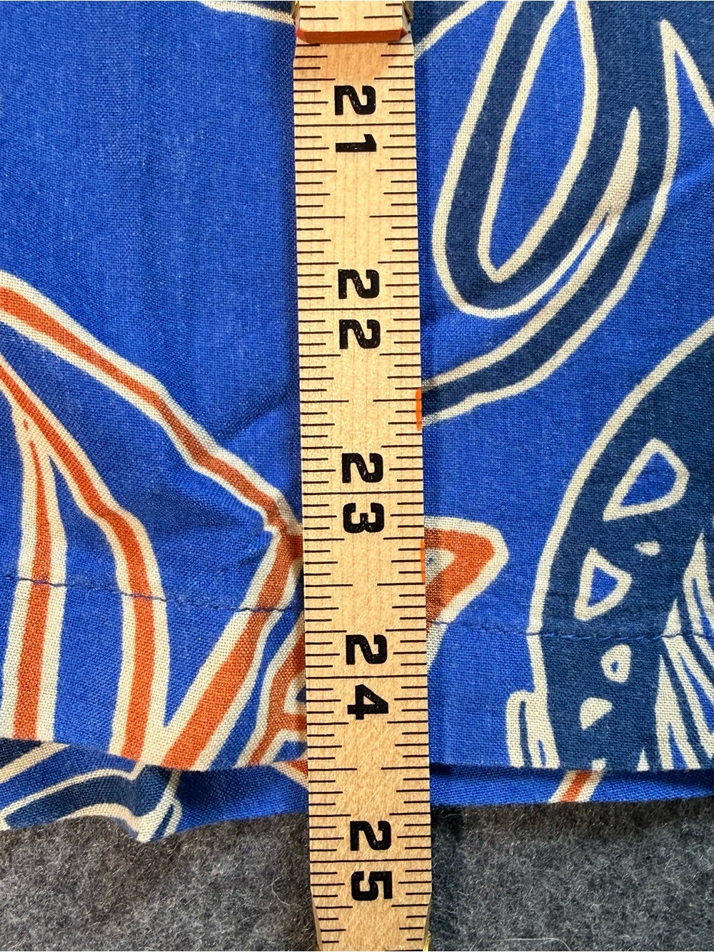 Zara Tropical Print Camp Collar Button Front Shirt‎ Blouse Blue Orange Women's S - Picture 10 of 10